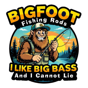 Adesivo Varas Bigfoot Eu Gosto de Bagres Grandes