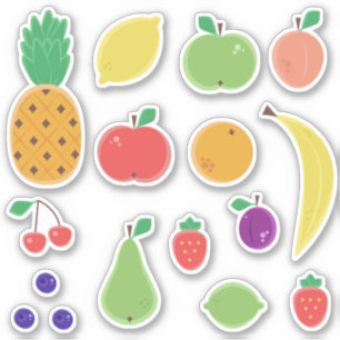 Adesivo Variedade das frutas