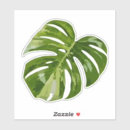 Adesivo Variegated Monstera Sticker – Clear Cut Leaf