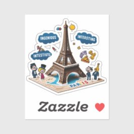 Adesivo Various Places: Coffee in Paris Sticker #2