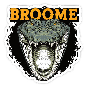 Adesivo Vassoura, Vinheta Crocodilo da Austrália Ocidental