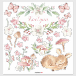 Adesivo Vedante De Cérebro Rosa De Cogumelo Conjunto De St