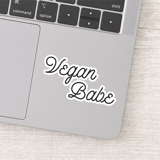 Adesivo Vegan Babe (Detalhe)