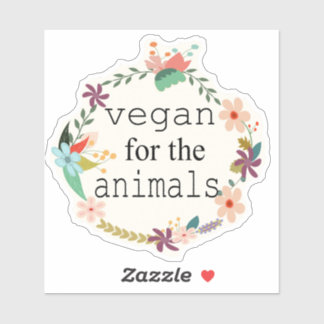 Adesivo Vegan para os animais
