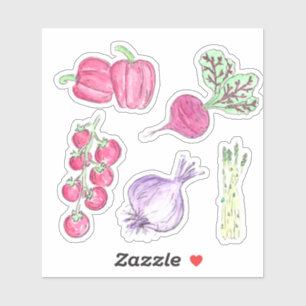 Adesivo Veggie-Cut vinil Sticker