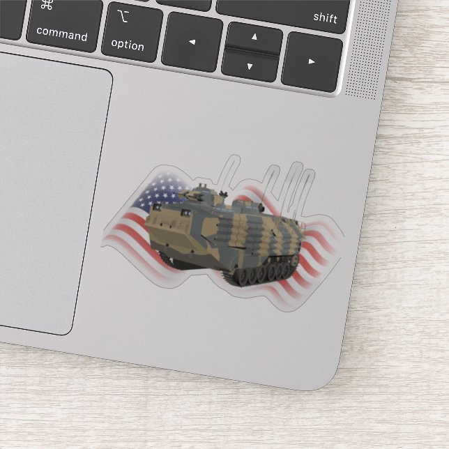 Adesivo Veículo Anfíbio de Assalto (AAV) AAVP7A1 (Detalhe)