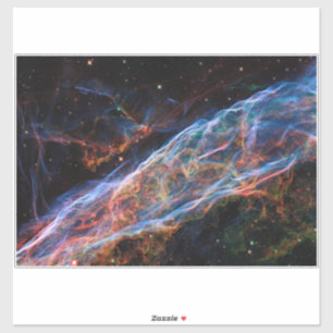 Adesivo Veil Nebula Supernova Mantém Telescópio Hubble