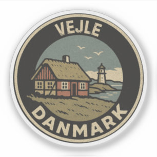 Adesivo Vejle, Dinamarca Dinamarca