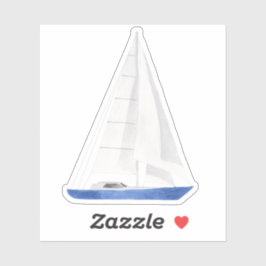 Adesivo Velas Boat Blue Yacht Vinyl Sticker