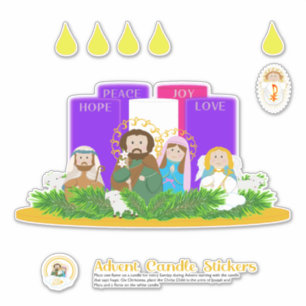 Adesivo Velas grandes para velas
