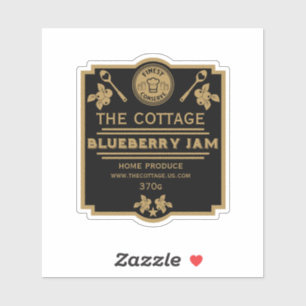 Adesivo Vendedor de Emperramento de Blueberry