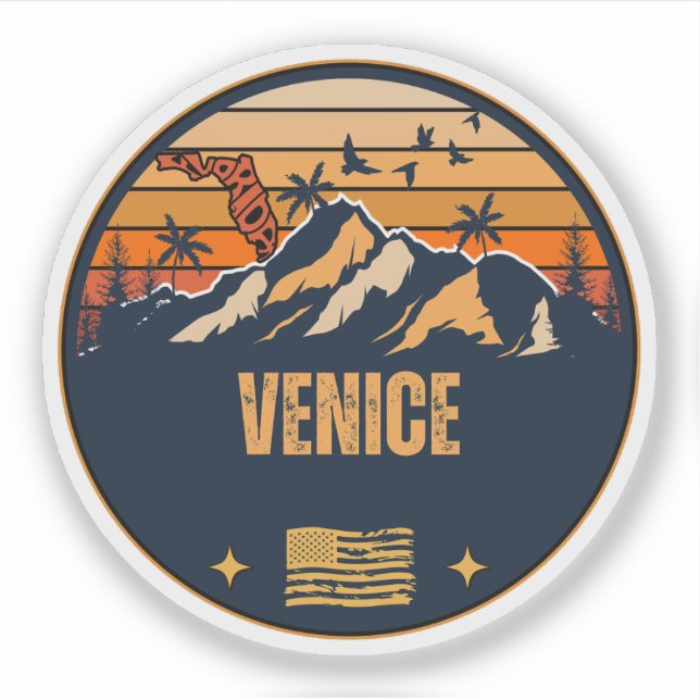 Adesivo Veneza, Flórida (Frente)