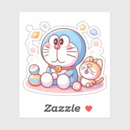 Adesivo Venha Venha Gato E Doraemon