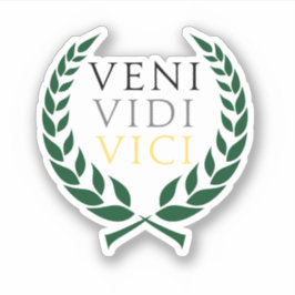 Adesivo Veni Vidi Vici de César