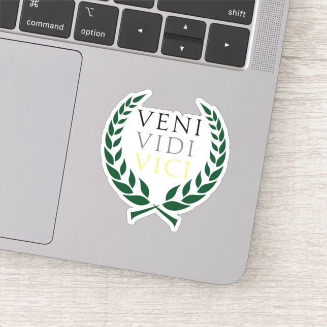 Adesivo Veni Vidi Vici | Zazzle Portugal