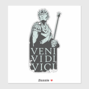 Adesivo Veni Vidi Vici Julius Caesar Roman