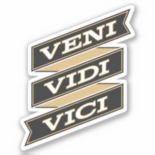 Adesivo Veni Vidi Vici Sticker