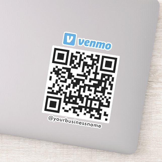 Adesivo Ventilação de Pagamento de Código QR Venmo para Pa (Detalhe)