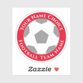 Adesivo Ventilador de futebol com nome de equipe personali