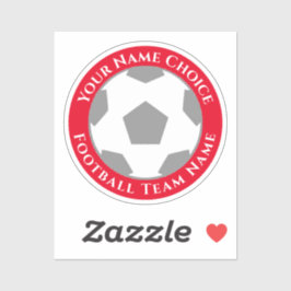 Adesivo Ventilador de futebol com nome de equipe Telefone 