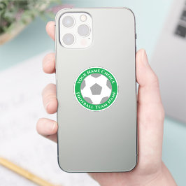 Adesivo Ventilador de futebol com nome de equipe Telefone