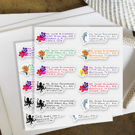 Adesivo Ventiladores de Vida do Mar Formatam Vinhetas de E