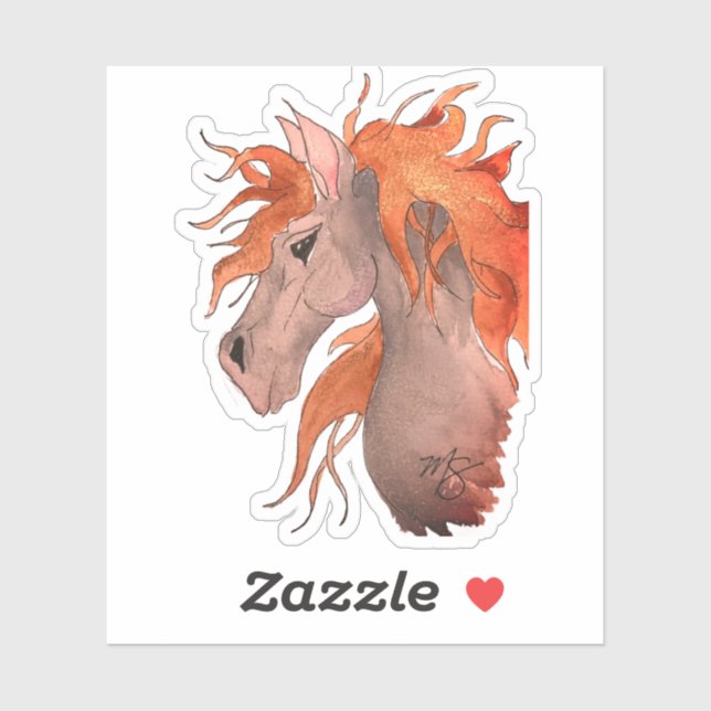 Adesivo Vento No Meu Cabelo! (Folha)