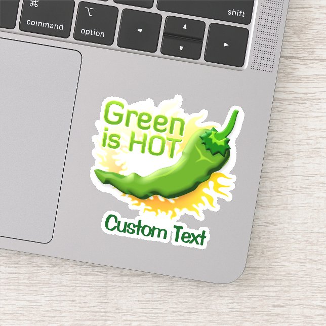 Adesivo Verde é QUENTE (Detalhe)