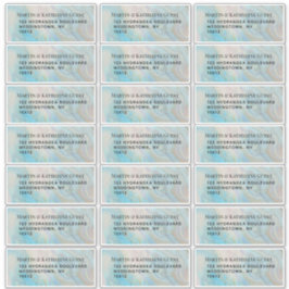 Adesivo Verdigris Agate Mailing Labels 21 por Folha