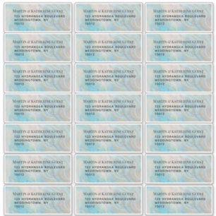 Adesivo Verdigris Agate Mailing Labels 21 por Folha