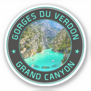 Adesivo Verdon Gorge - les Gorges du Verdon trip