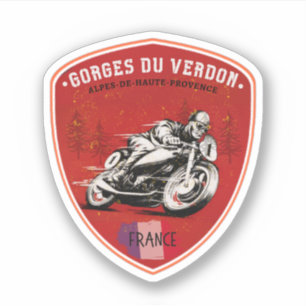 Adesivo Verdon Gorge - les Gorges du Verdon trip motobike