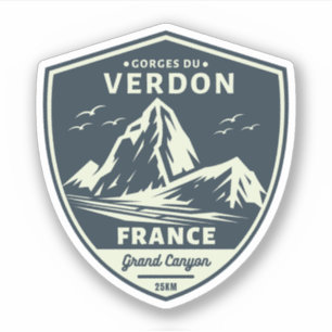 Adesivo Verdon Gorge - les Gorges du Verdon trip motobike