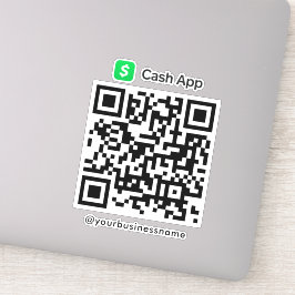Adesivo Verificação de Pagamento do Código QR do Aplicativ