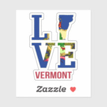 Vermont State Flag Love