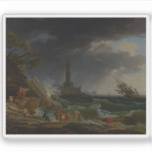 Vernet - Uma tempestade na costa mediterrânica