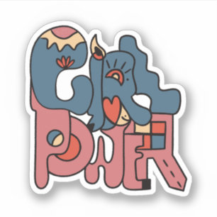 Adesivo Versão Escura de Energia Menina