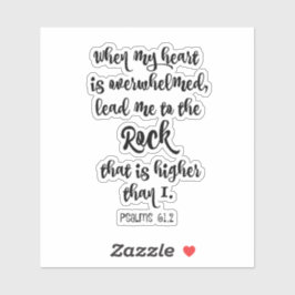 Adesivo Verso da Bíblia do Salms