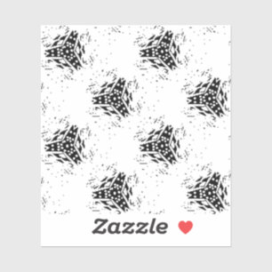 Adesivo Vertical, Carvões, Vinheta de Vinilo com Corte Per