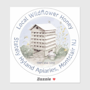 Adesivo VESTIDO DE MEL DO Blossom selvagem