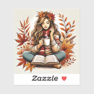 Adesivo Vestidos com garotas bonitas em dias de outono