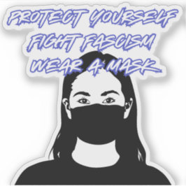 Adesivo Vestir um Estilo de Grafite de Máscara