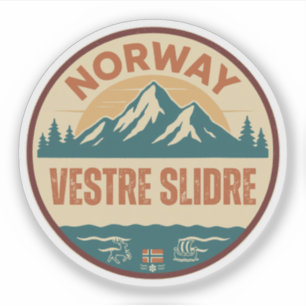 Adesivo Vestre Slidre, Noruega Noruega