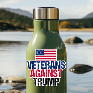 Adesivo Veteranos Contra Bandeira Política Americana Trum