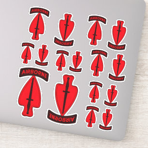 Adesivo Véteros do Contorno do Exército USASOC Especial 