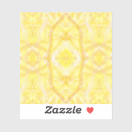 Adesivo Viaduct Abstract Yellow White Watercolor Art