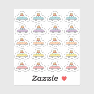 Adesivo Viagem de Viagem de Carro Férias Horárias Adventur