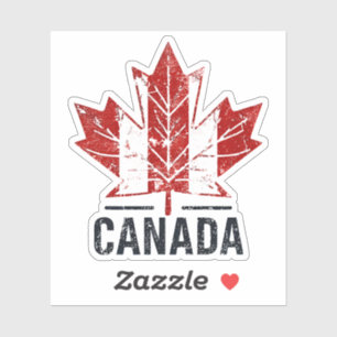 Adesivo Viagem do Canadá Design com pontos de referência I