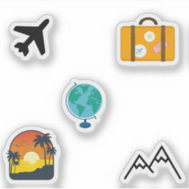 Adesivo Viagem Sticker Pack