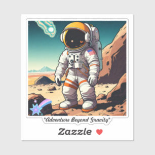 Adesivo "Viagens de espaço Quirky"